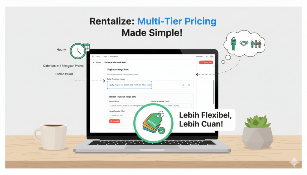 Strategi Harga Fleksibel: Maksimalkan Profit Bisnis Rental Anda dengan Fitur Multi-Tier Pricing